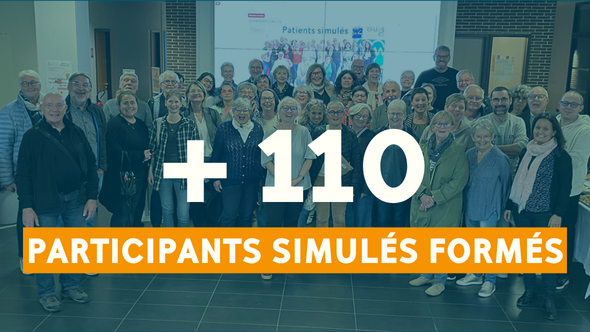 + 110 participants simulés formés