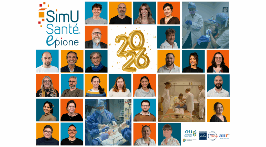 Carte de voeux des équipes SimUSanté, Epione et Primans.