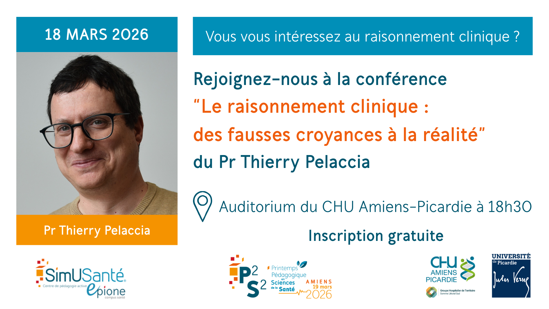 Primans Conférence inédite du Pr Thierry Pelaccia ! | Simusante
